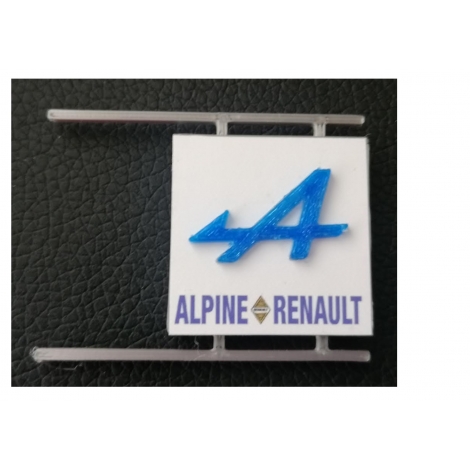 1/43,5. Enseigne Alpine-Renault