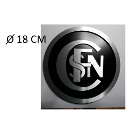 Logo Sncf entrelacé diam 18 cm