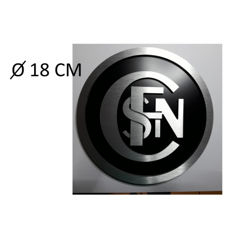 Logo Sncf entrelacé diam 18 cm