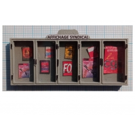 Vitrine affichage syndical 1/32, échelle 1