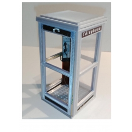 Cabine téléphonique, échelle zéro, 1/43,5