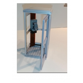 Cabine téléphonique, échelle zéro, 1/43,5