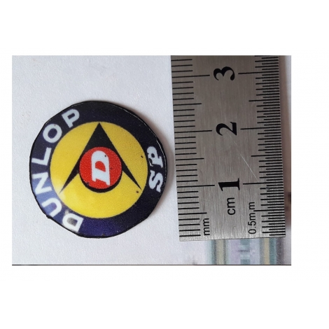 Repro de plaque émaillée "Dunlop mod: 1" 1/43,5 - 1/87