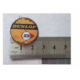Repro de plaque émaillée "Dunlop mod: 2" 1/43,5 - 1/87