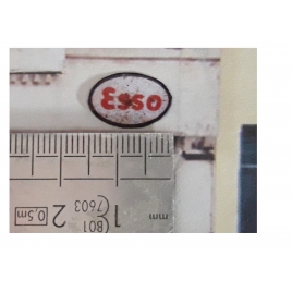 Plaque émaillée Esso, 1/43-1/87