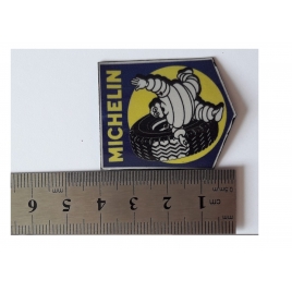 Repro de plaque émaillée " Michelin Bibendum avec gros pneu" 1/43,5 - 1/87