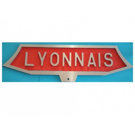Plaques train Le Lyonnais