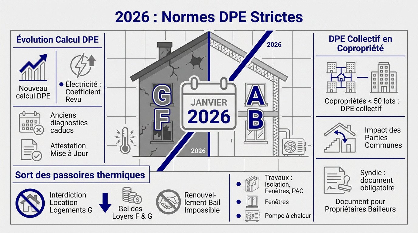 Réglementation DPE 2026 et interdictions de location pour les propriétaires