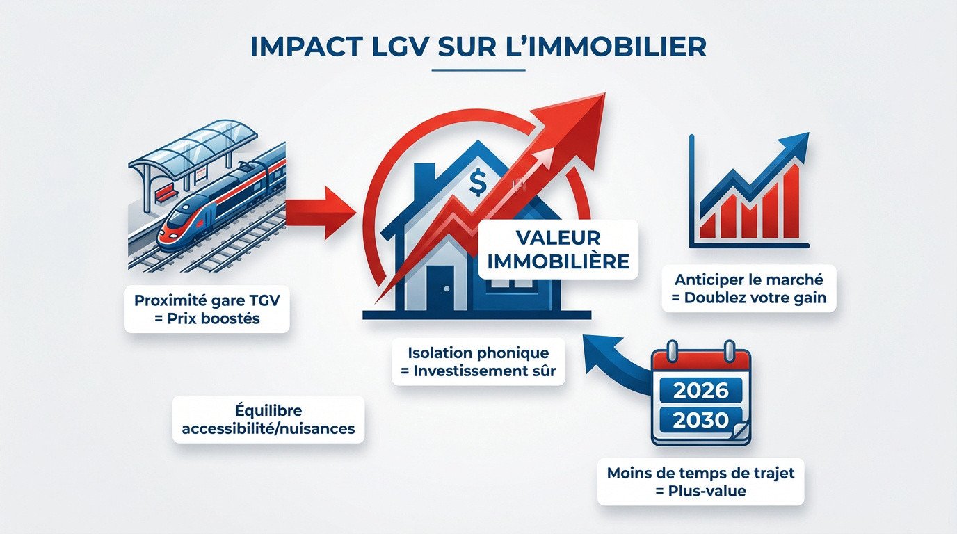 Impact de la LGV sur la valorisation immobilière et les opportunités d'investissement