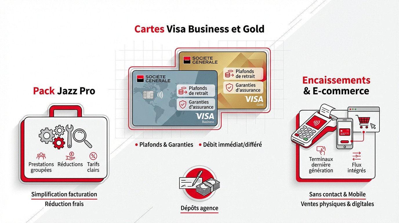 Cartes bancaires et solutions de paiement Société Générale Professionnels