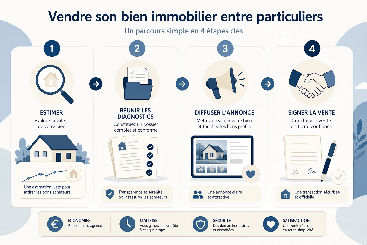 Étapes pour vendre sa maison sans agence en 2026