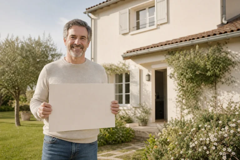 Vendre sa maison sans agence devant son domicile