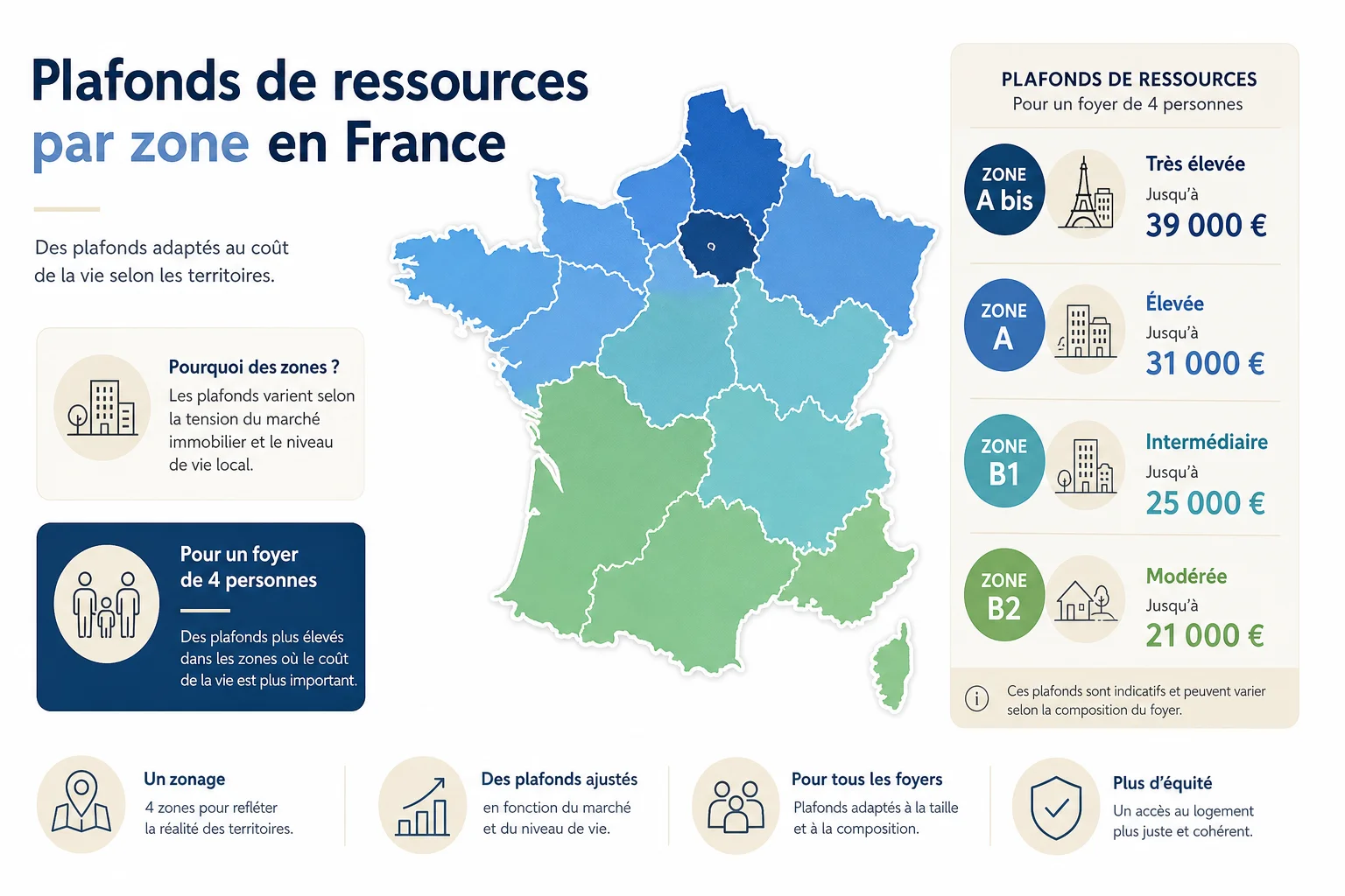 barème plafond loyer pinel par zone en France 2026
