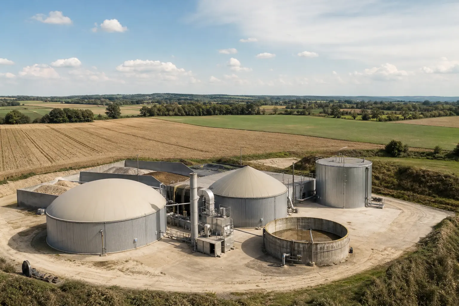Comment fonctionne la méthanisation ? Méthanisation du biogaz dans une exploitation agricole française