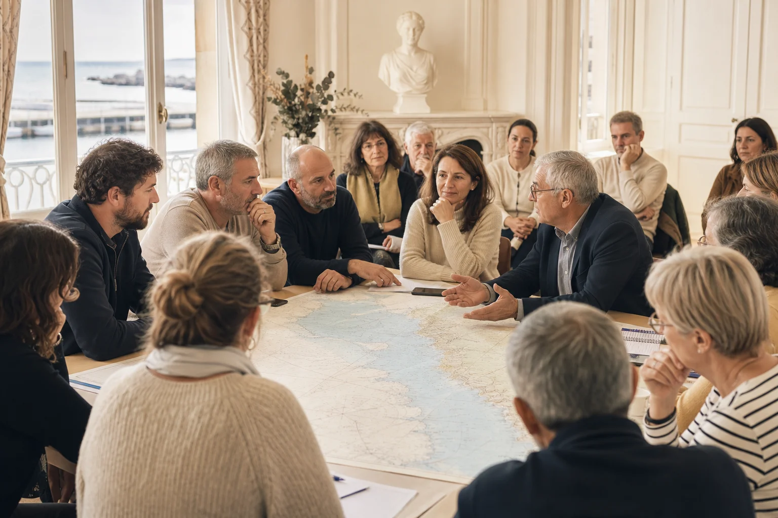 Réglementation de l'énergie houlomotrice et concertation côtière